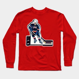 Coleco Table Hockey Players -Hockey USA Long Sleeve T-Shirt